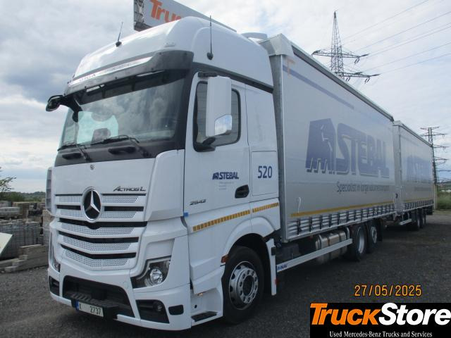 Mercedes-Benz Actros 2542 - Truk dengan terpal samping: gambar 2 Mercedes-Benz Actros 2542 - Truk dengan terpal samping: gambar 2