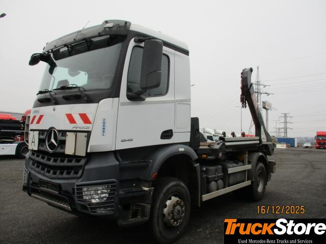 Mercedes-Benz Arocs 1845 A - Truk skip loader: gambar 1 Mercedes-Benz Arocs 1845 A - Truk skip loader: gambar 1