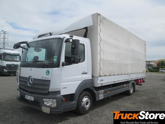Mercedes-Benz Atego 818 L - Van flatbed: gambar 1 Mercedes-Benz Atego 818 L - Van flatbed: gambar 1