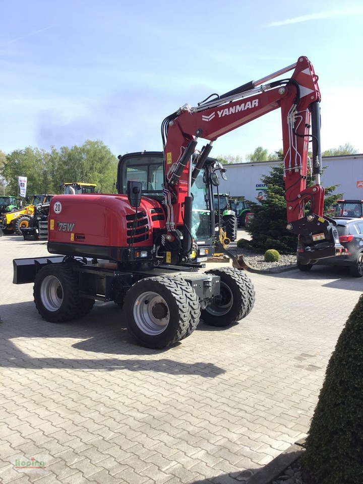 Yanmar B75W - Ekskavator roda: gambar 5 Yanmar B75W - Ekskavator roda: gambar 5
