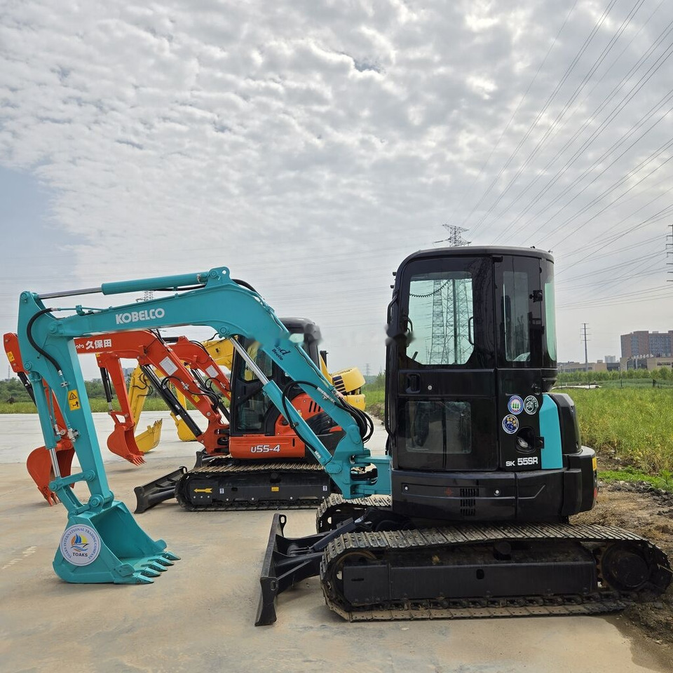 Kobelco SK55SR - Ekskavator mini: gambar 1 Kobelco SK55SR - Ekskavator mini: gambar 1