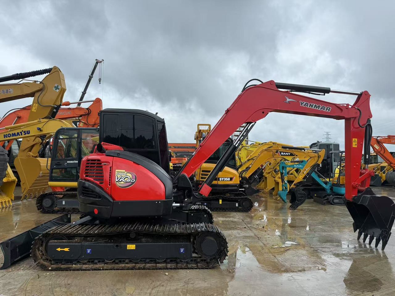 YANMAR VIO55 - Ekskavator mini: gambar 4 YANMAR VIO55 - Ekskavator mini: gambar 4
