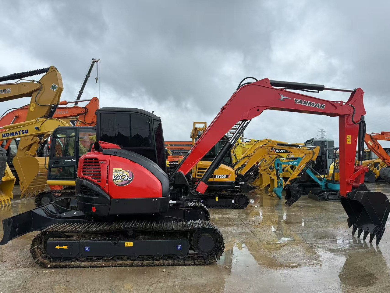 YANMAR VIO80 - Ekskavator mini: gambar 5 YANMAR VIO80 - Ekskavator mini: gambar 5