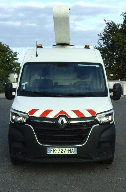 Renault Master 145.35 FG Tronqué L2H2 Nacelle Pack éco - Platform udara yang dipasang di truk: gambar 1 Renault Master 145.35 FG Tronqué L2H2 Nacelle Pack éco - Platform udara yang dipasang di truk: gambar 1