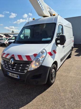 Renault Master Grand Confort L2H2 130.35CV Nacelle Tronquée France Elévateur 121 FTcc - Platform udara yang dipasang di truk: gambar 1 Renault Master Grand Confort L2H2 130.35CV Nacelle Tronquée France Elévateur 121 FTcc - Platform udara yang dipasang di truk: gambar 1