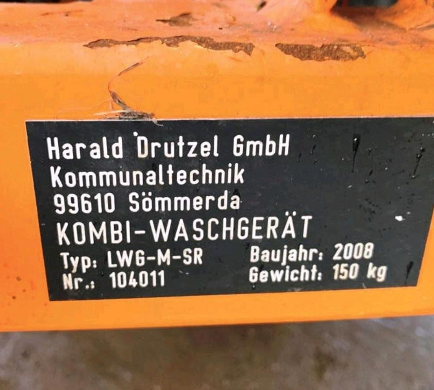 Leitpfostenwaschgerät Drutzel LWG-M-SR Leitpfostenwaschmaschine Schmidt Passend für Multicar Unimog - Sapu: gambar 3 Leitpfostenwaschgerät Drutzel LWG-M-SR Leitpfostenwaschmaschine Schmidt Passend für Multicar Unimog - Sapu: gambar 3