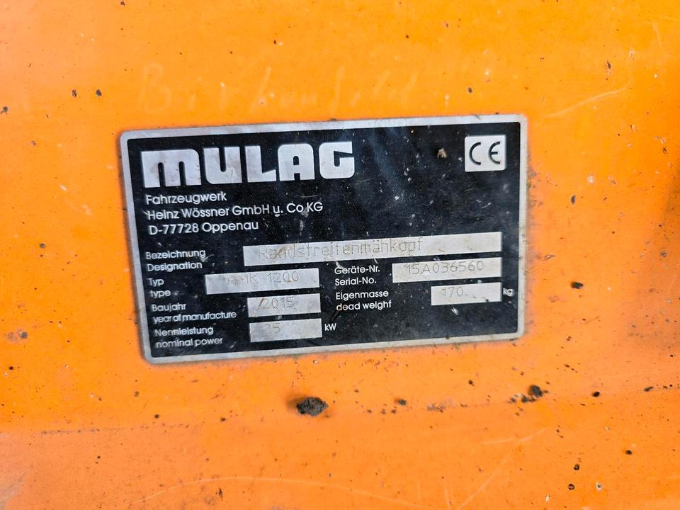 Mulag RMK 1200 BJ. 2015 Randstreifenmäher Böschungsmäher Böschungsmulcher für FME 600 700 MKM FMK Unimog 405 424 427 U 300 400 500 430 - Mesin pemotong ambang: gambar 4 Mulag RMK 1200 BJ. 2015 Randstreifenmäher Böschungsmäher Böschungsmulcher für FME 600 700 MKM FMK Unimog 405 424 427 U 300 400 500 430 - Mesin pemotong ambang: gambar 4