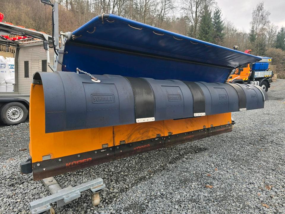 Neuer Schneepflug Schmidt ML 51-A 5,1m Schneeschild mit 24v Hydraulikanlage Schneeschieber Schmidt passend für LKW Autobahn Winterdienst - Bajak salju: gambar 4 Neuer Schneepflug Schmidt ML 51-A 5,1m Schneeschild mit 24v Hydraulikanlage Schneeschieber Schmidt passend für LKW Autobahn Winterdienst - Bajak salju: gambar 4