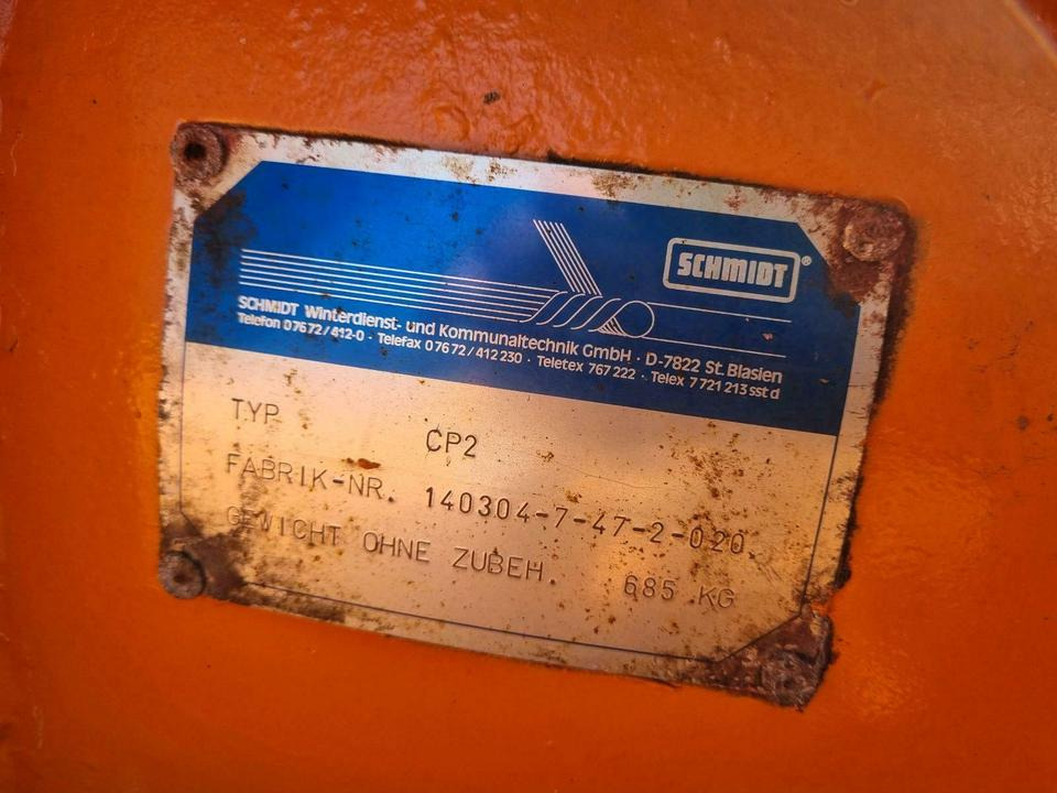 Schmidt CP2 Schneepflug Schneeschild Winterdienst Unimog - Bajak salju: gambar 3 Schmidt CP2 Schneepflug Schneeschild Winterdienst Unimog - Bajak salju: gambar 3