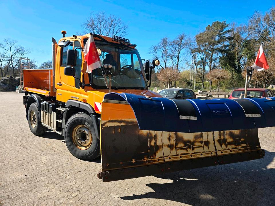 Unimog 218 U218 Mercedes-Benz 405 Schmidt Schneepflug Gmeiner Salzstreuer Yedi Winterdienst - Truk bajak salju: gambar 3 Unimog 218 U218 Mercedes-Benz 405 Schmidt Schneepflug Gmeiner Salzstreuer Yedi Winterdienst - Truk bajak salju: gambar 3