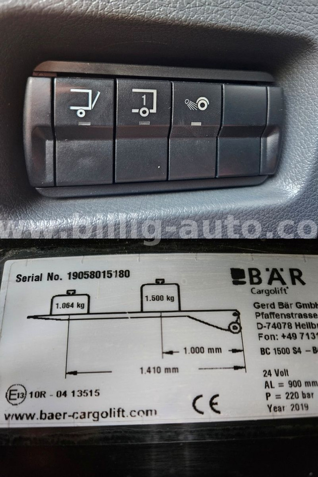 Truk box Mercedes-Benz Atego 1327 L * BREMS/SPUR-ASS*DIFF.*LBW*AHK*7.2m: gambar 14
