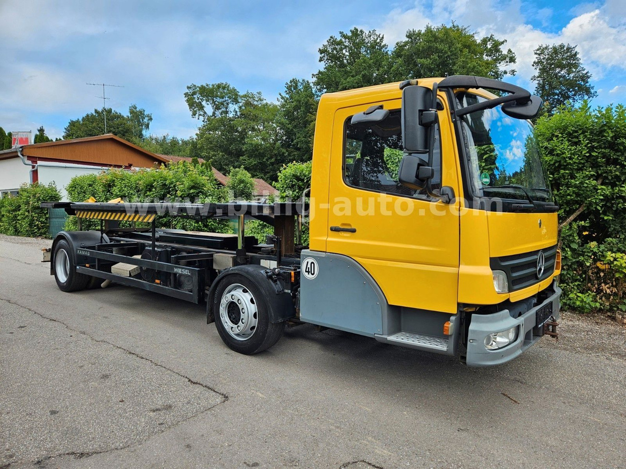 Mercedes-Benz Kamag * WBH 25 * Wiesel * Umsetzer * Sattelkupp. - Truk sasis: gambar 2 Mercedes-Benz Kamag * WBH 25 * Wiesel * Umsetzer * Sattelkupp. - Truk sasis: gambar 2