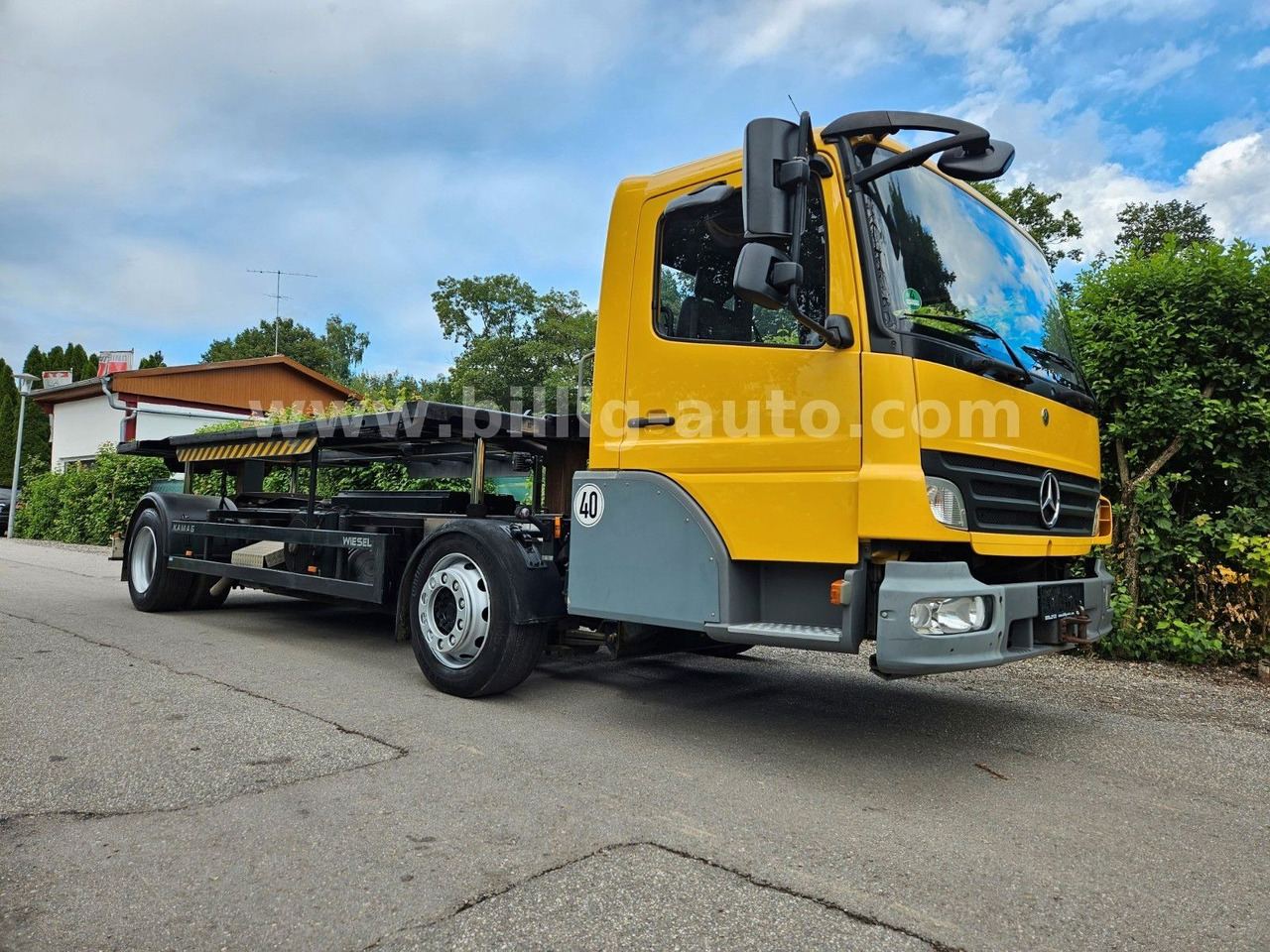 Mercedes-Benz Kamag * WBH 25 * Wiesel * Umsetzer * Sattelkupp. - Pengangkut kontainer/ Container truck: gambar 1 Mercedes-Benz Kamag * WBH 25 * Wiesel * Umsetzer * Sattelkupp. - Pengangkut kontainer/ Container truck: gambar 1