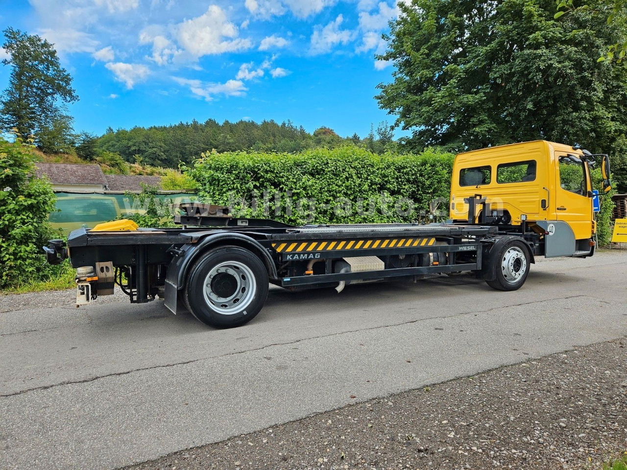 Mercedes-Benz Kamag * WBH 25 * Wiesel * Umsetzer * Sattelkupp. - Pengangkut kontainer/ Container truck: gambar 4 Mercedes-Benz Kamag * WBH 25 * Wiesel * Umsetzer * Sattelkupp. - Pengangkut kontainer/ Container truck: gambar 4