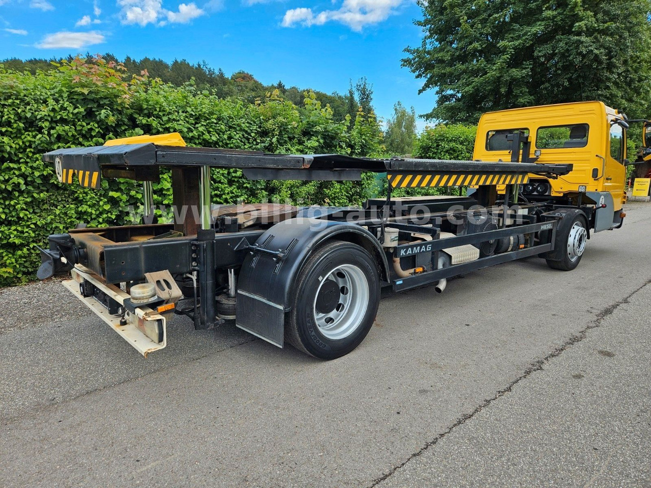 Mercedes-Benz Kamag * WBH 25 * Wiesel * Umsetzer * Sattelkupp. - Pengangkut kontainer/ Container truck: gambar 5 Mercedes-Benz Kamag * WBH 25 * Wiesel * Umsetzer * Sattelkupp. - Pengangkut kontainer/ Container truck: gambar 5