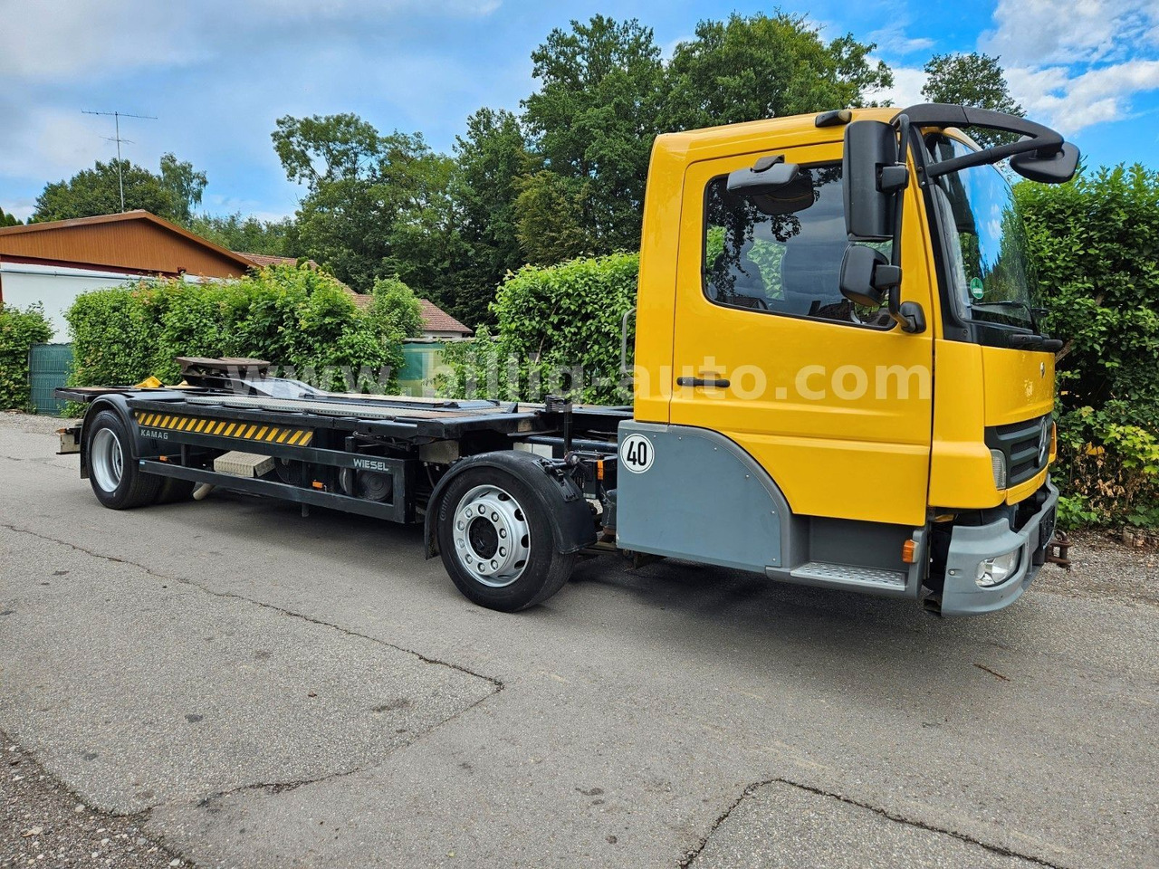 Mercedes-Benz Kamag * WBH 25 * Wiesel * Umsetzer * Sattelkupp. - Pengangkut kontainer/ Container truck: gambar 3 Mercedes-Benz Kamag * WBH 25 * Wiesel * Umsetzer * Sattelkupp. - Pengangkut kontainer/ Container truck: gambar 3