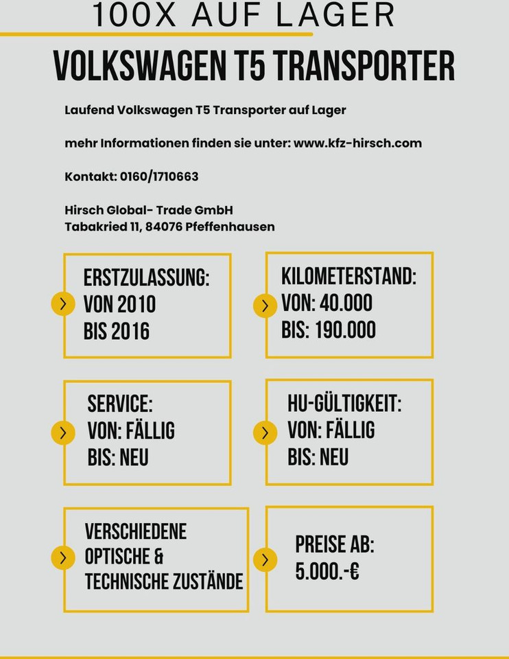 Volkswagen T5 Transporter 2.0TDI EU5*2xSchiebetüre*1.Hand* - Mobil: gambar 3 Volkswagen T5 Transporter 2.0TDI EU5*2xSchiebetüre*1.Hand* - Mobil: gambar 3