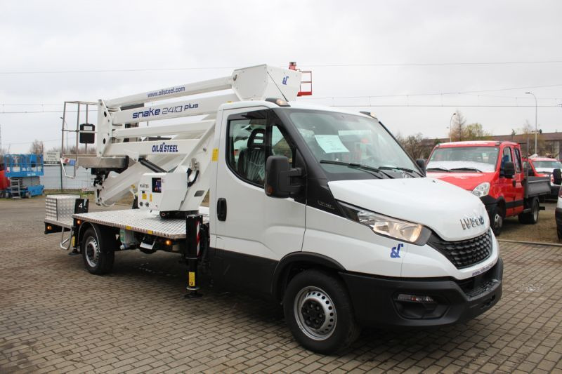 Oil&Steel Snake 2413 Plus 24 m zamontowany na Iveco 35S14H - Platform udara yang dipasang di truk: gambar 2 Oil&Steel Snake 2413 Plus 24 m zamontowany na Iveco 35S14H - Platform udara yang dipasang di truk: gambar 2