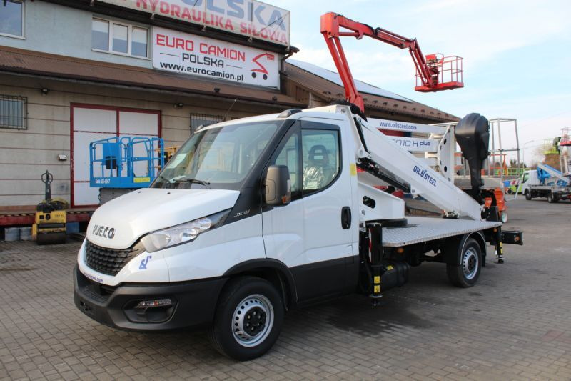 Nowy Oil&Steel Snake 2010 H Plus zamontowany na Iveco Daily 35-140 - Platform udara yang dipasang di truk: gambar 1 Nowy Oil&Steel Snake 2010 H Plus zamontowany na Iveco Daily 35-140 - Platform udara yang dipasang di truk: gambar 1