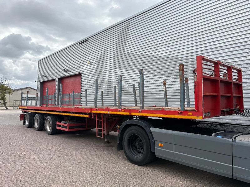 Nooteboom OVB - 48VV / 2x uitschuifbaar 2855cm / BPW ASSEN / 3x hydraulisch gestuurd / APK - TUV OKTOBER 2025 / - Semi-trailer flatbed: gambar 1 Nooteboom OVB - 48VV / 2x uitschuifbaar 2855cm / BPW ASSEN / 3x hydraulisch gestuurd / APK - TUV OKTOBER 2025 / - Semi-trailer flatbed: gambar 1