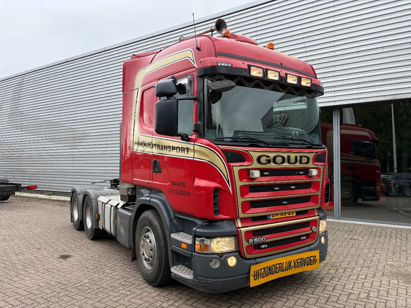 Scania R500 V8 / 6x4 / HANDGESCHAKELD / SCHUIFSCHOTEL / HYDRAULIEK / RETARDER / - Tractor head: gambar 1 Scania R500 V8 / 6x4 / HANDGESCHAKELD / SCHUIFSCHOTEL / HYDRAULIEK / RETARDER / - Tractor head: gambar 1