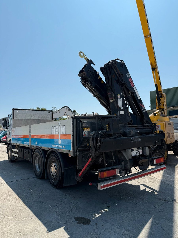 Scania G440 Brücke mit Ladekran - Truk flatbed, Truk derek: gambar 3 Scania G440 Brücke mit Ladekran - Truk flatbed, Truk derek: gambar 3