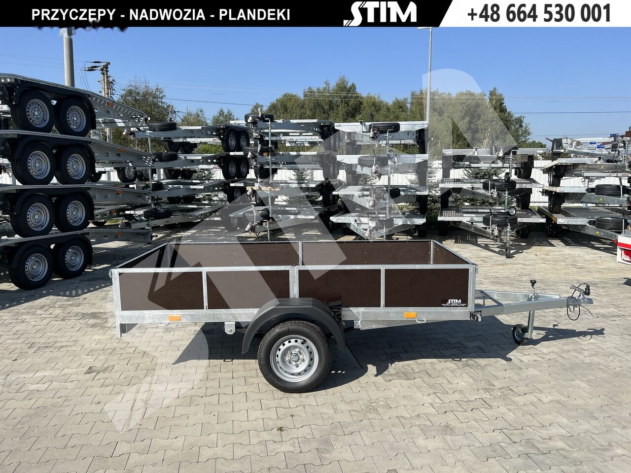 Stim S11-075/2813R + przednia burta otwierana - Trailer mobil: gambar 1 Stim S11-075/2813R + przednia burta otwierana - Trailer mobil: gambar 1