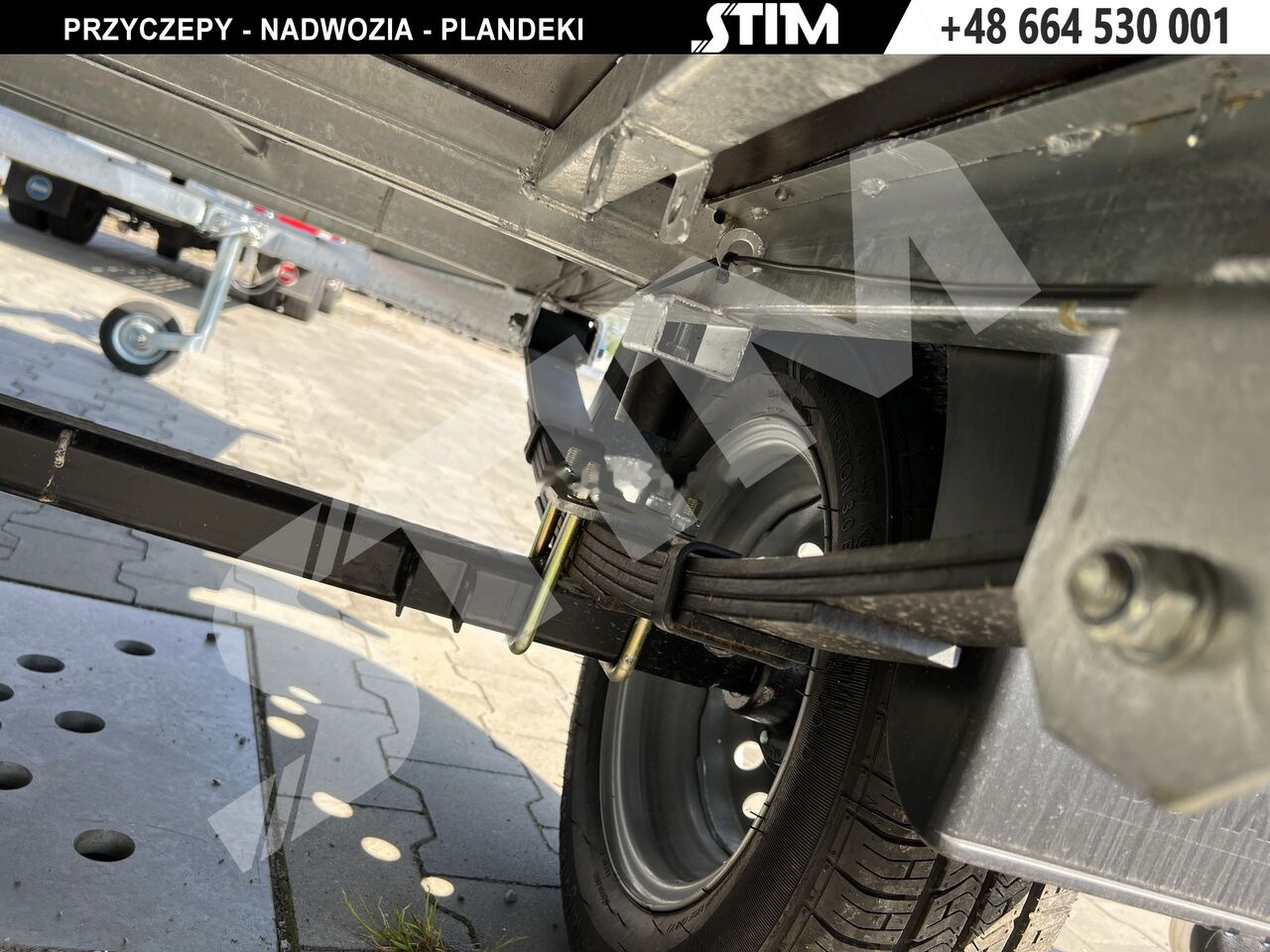 Trailer mobil baru Stim S11-075/2813R + przednia burta otwierana: gambar 8