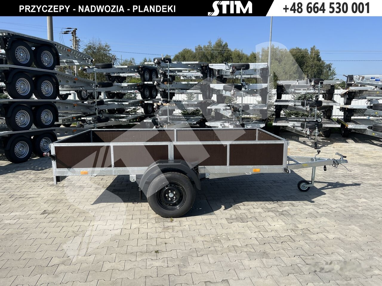 Stim S11-075/3115R + przednia burta otwierana + wzmocnienie ramy - Trailer mobil: gambar 2 Stim S11-075/3115R + przednia burta otwierana + wzmocnienie ramy - Trailer mobil: gambar 2