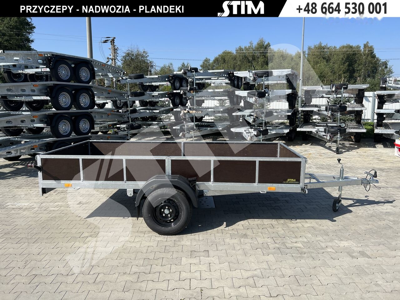 Stim S11-075/3415R + przednia burta otwierana + wzmocnienie ramy - Trailer mobil: gambar 1 Stim S11-075/3415R + przednia burta otwierana + wzmocnienie ramy - Trailer mobil: gambar 1