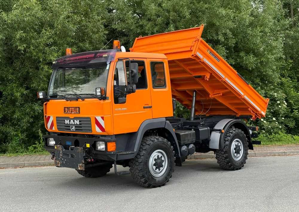 MAN * MAN 10-220 * Kiper Wywrotka Meiller * 4x4 * Zimowe Utrzymanie * Unimog * - Truk jungkit: gambar 1 MAN * MAN 10-220 * Kiper Wywrotka Meiller * 4x4 * Zimowe Utrzymanie * Unimog * - Truk jungkit: gambar 1