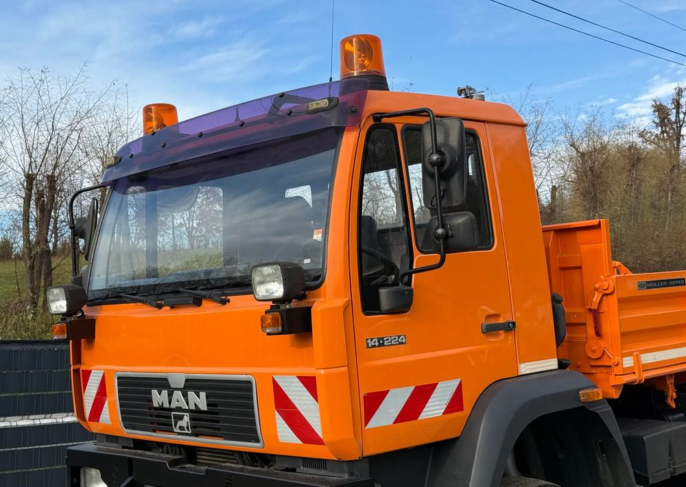 MAN * MAN 14-220 * Kiper Wywrotka Meiller * 4x4 * Zimowe Utrzymanie * Unimog * - Truk jungkit: gambar 5 MAN * MAN 14-220 * Kiper Wywrotka Meiller * 4x4 * Zimowe Utrzymanie * Unimog * - Truk jungkit: gambar 5