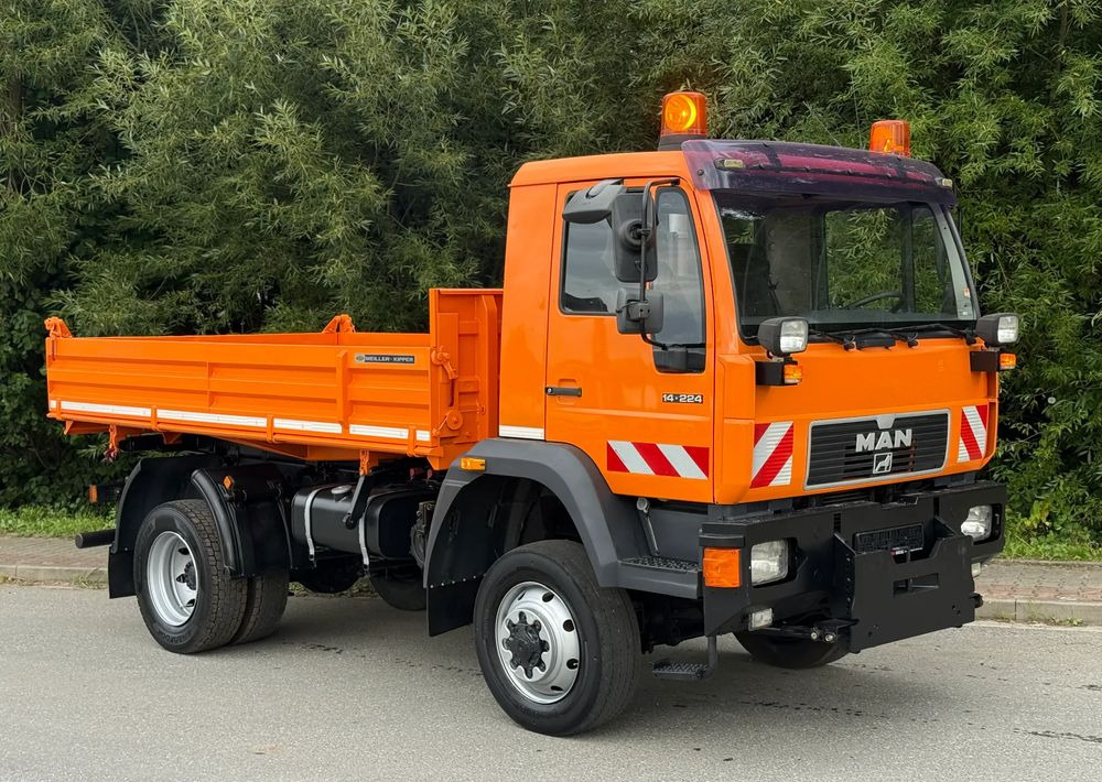 MAN * MAN 14-220 * Kiper Wywrotka Meiller * 4x4 * Zimowe Utrzymanie * Unimog * - Truk jungkit: gambar 3 MAN * MAN 14-220 * Kiper Wywrotka Meiller * 4x4 * Zimowe Utrzymanie * Unimog * - Truk jungkit: gambar 3