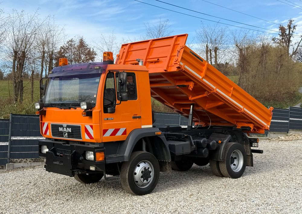 MAN * MAN 14-220 * Kiper Wywrotka Meiller * 4x4 * Zimowe Utrzymanie * Unimog * - Truk jungkit: gambar 1 MAN * MAN 14-220 * Kiper Wywrotka Meiller * 4x4 * Zimowe Utrzymanie * Unimog * - Truk jungkit: gambar 1
