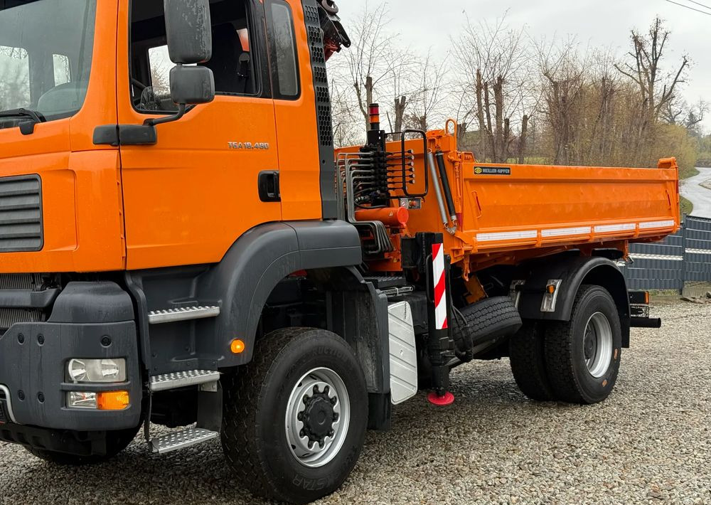 MAN * MAN 18 480 * KIPER WYWROTKA * 4x4 * HDS ATLAS 85* STAN BARDZO DOBRY * Sprowadzony - Truk jungkit: gambar 5 MAN * MAN 18 480 * KIPER WYWROTKA * 4x4 * HDS ATLAS 85* STAN BARDZO DOBRY * Sprowadzony - Truk jungkit: gambar 5