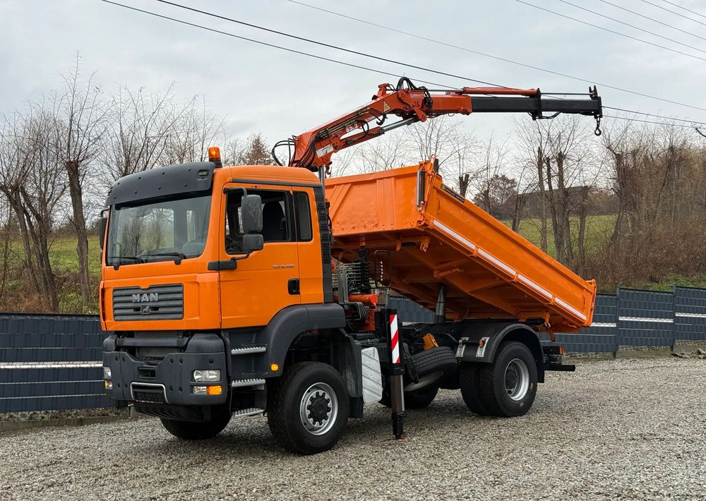 MAN * MAN 18 480 * KIPER WYWROTKA * 4x4 * HDS ATLAS 85* STAN BARDZO DOBRY * Sprowadzony - Truk jungkit: gambar 1 MAN * MAN 18 480 * KIPER WYWROTKA * 4x4 * HDS ATLAS 85* STAN BARDZO DOBRY * Sprowadzony - Truk jungkit: gambar 1