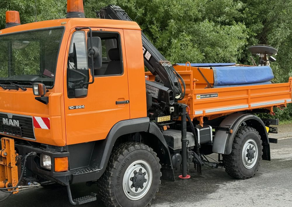 MAN * MAN LE 10.220 *Kiper Wywrotka * 4x4 * Pług Piaskarka * Zimowe Utrzymanie * Sprowadzony * HDS MKG * - Truk jungkit: gambar 3 MAN * MAN LE 10.220 *Kiper Wywrotka * 4x4 * Pług Piaskarka * Zimowe Utrzymanie * Sprowadzony * HDS MKG * - Truk jungkit: gambar 3