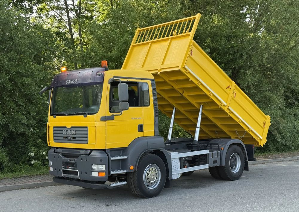 MAN * MAN TGA 18-320 * Kiper Wywrotka * 4x2 * Kran * Sprowadzony* Bardzo Dobry Stan - Truk jungkit: gambar 1 MAN * MAN TGA 18-320 * Kiper Wywrotka * 4x2 * Kran * Sprowadzony* Bardzo Dobry Stan - Truk jungkit: gambar 1