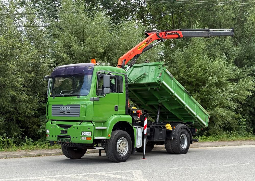 MAN * MAN TGA 18-360 * Kiper Wywrotka * 4x2 * Kran Palfinger PK 9501 Sprowadzony - Truk jungkit: gambar 1 MAN * MAN TGA 18-360 * Kiper Wywrotka * 4x2 * Kran Palfinger PK 9501 Sprowadzony - Truk jungkit: gambar 1