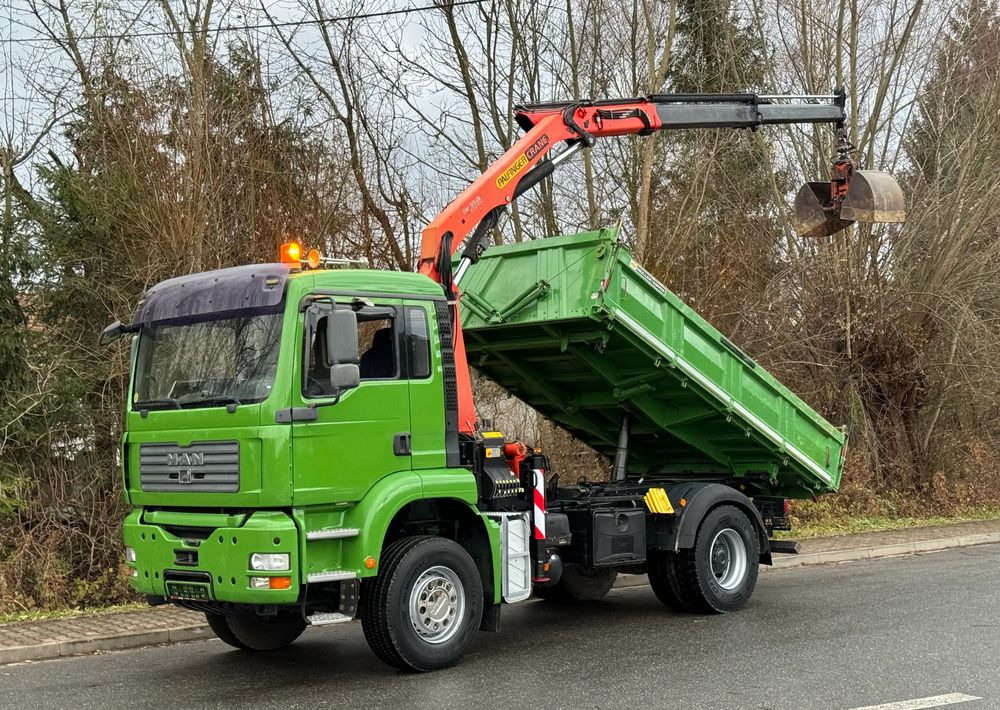 MAN * MAN TGA 18-360 * Kiper Wywrotka * 4x2 * Kran Palfinger PK 9501 Sprowadzony - Truk jungkit: gambar 1 MAN * MAN TGA 18-360 * Kiper Wywrotka * 4x2 * Kran Palfinger PK 9501 Sprowadzony - Truk jungkit: gambar 1