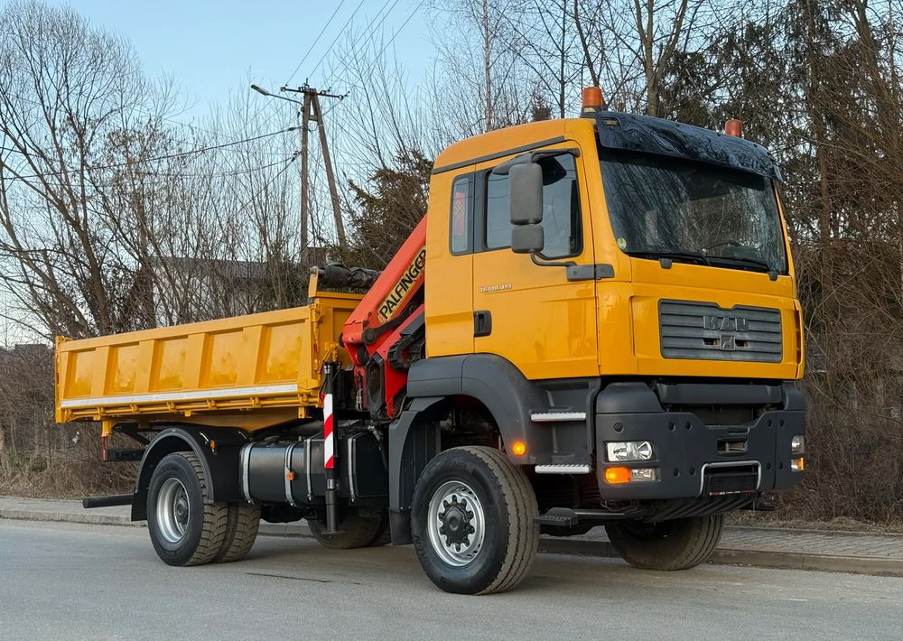MAN * MAN TGA 18-410 * KIPER WYWROTKA * 4x4 * HDS Palfinger PK16500* Sprowadzony* Bardzo Dobry Stan * - Truk jungkit: gambar 2 MAN * MAN TGA 18-410 * KIPER WYWROTKA * 4x4 * HDS Palfinger PK16500* Sprowadzony* Bardzo Dobry Stan * - Truk jungkit: gambar 2