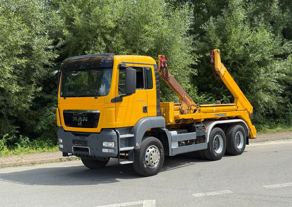 MAN * Sprowadzony * MAN TGS * 6x4 * Bramowiec * Bardzo Dobry Stan * Meiller Kiper * - Truk skip loader: gambar 1 MAN * Sprowadzony * MAN TGS * 6x4 * Bramowiec * Bardzo Dobry Stan * Meiller Kiper * - Truk skip loader: gambar 1