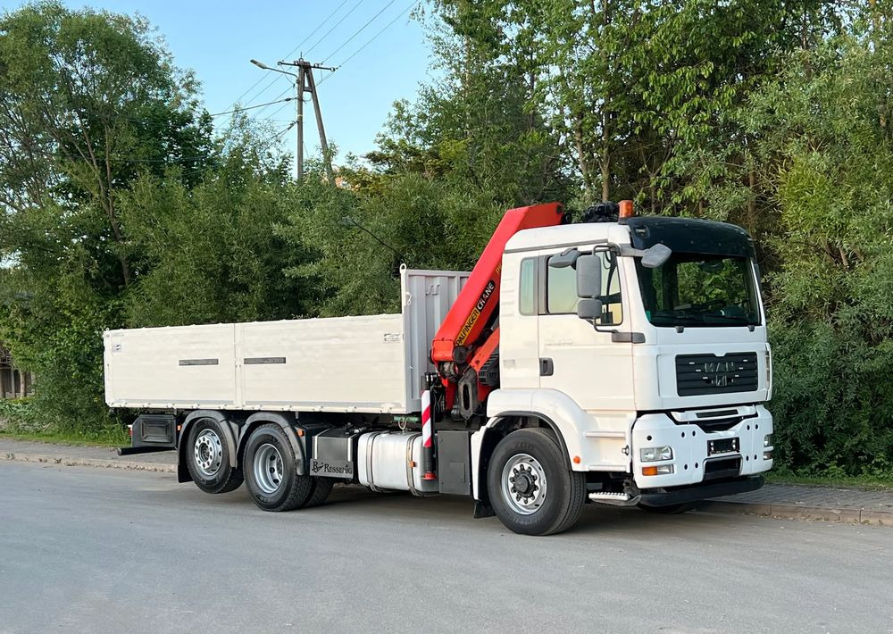 MAN * TGA 26-440 * 4x6 Hydrodrive * HDS Palfinger PK 20002 * Bardzo Dobry Stan - Truk flatbed, Truk derek: gambar 2 MAN * TGA 26-440 * 4x6 Hydrodrive * HDS Palfinger PK 20002 * Bardzo Dobry Stan - Truk flatbed, Truk derek: gambar 2
