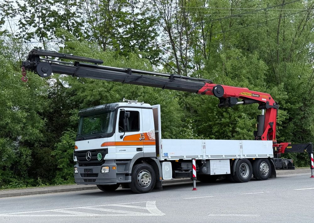 Mercedes-Benz * Mercedes Actros * KRAN HDS Palfinger PK 44002 Performance * Sprowadzony * Stan Perfekcyjny * - Truk flatbed, Truk derek: gambar 1 Mercedes-Benz * Mercedes Actros * KRAN HDS Palfinger PK 44002 Performance * Sprowadzony * Stan Perfekcyjny * - Truk flatbed, Truk derek: gambar 1