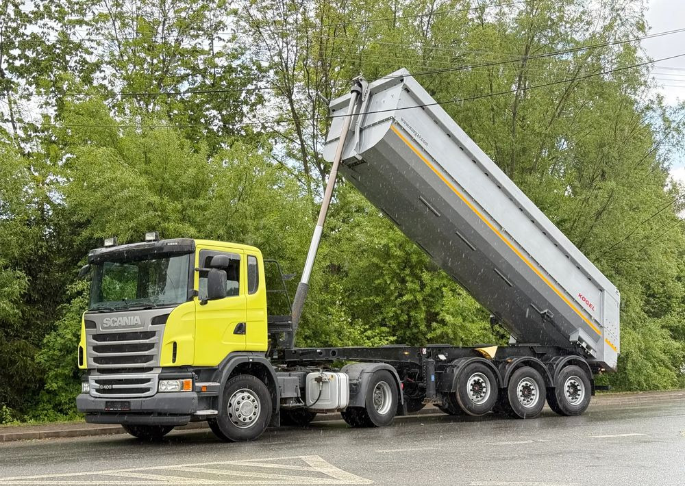 Scania * Zestaw * Scania G400 + Naczepa Kogel Kiper Wywrotka * Sprowadzony * Bardzo Dobry Stan * - Tractor head: gambar 1 Scania * Zestaw * Scania G400 + Naczepa Kogel Kiper Wywrotka * Sprowadzony * Bardzo Dobry Stan * - Tractor head: gambar 1