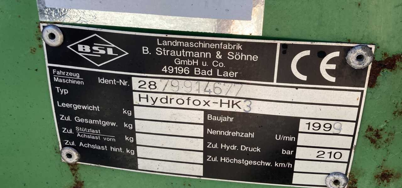 Strautmann Hydrofox HK3 kuilsnijder kuilvoersnijder U snijder voermachines - Peralatan silo: gambar 5 Strautmann Hydrofox HK3 kuilsnijder kuilvoersnijder U snijder voermachines - Peralatan silo: gambar 5