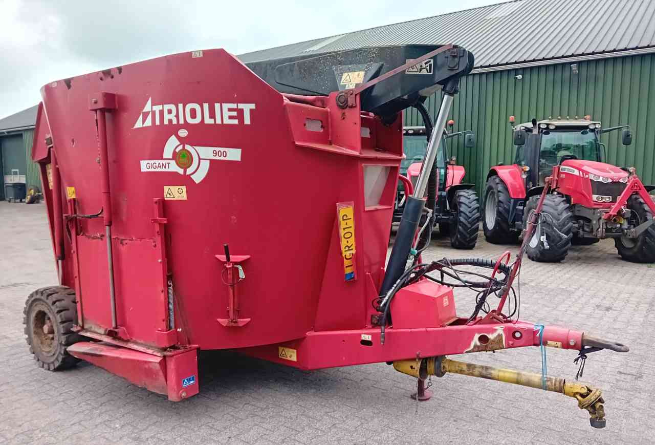 Trioliet Gigant 900 voermengwagen - Mixer-pengumpan: gambar 5 Trioliet Gigant 900 voermengwagen - Mixer-pengumpan: gambar 5