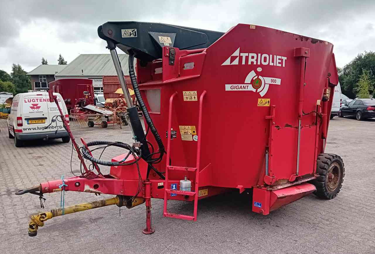 Trioliet Gigant 900 voermengwagen - Mixer-pengumpan: gambar 1 Trioliet Gigant 900 voermengwagen - Mixer-pengumpan: gambar 1