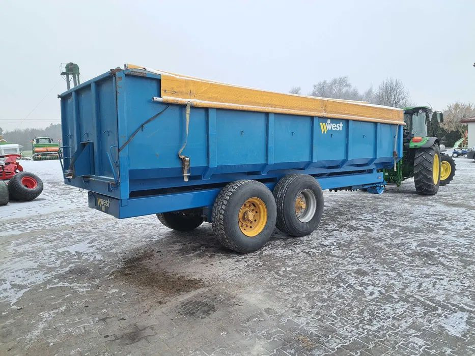 Przyczepa skorupowa WEST 14 ton - Trailer pertanian: gambar 3 Przyczepa skorupowa WEST 14 ton - Trailer pertanian: gambar 3