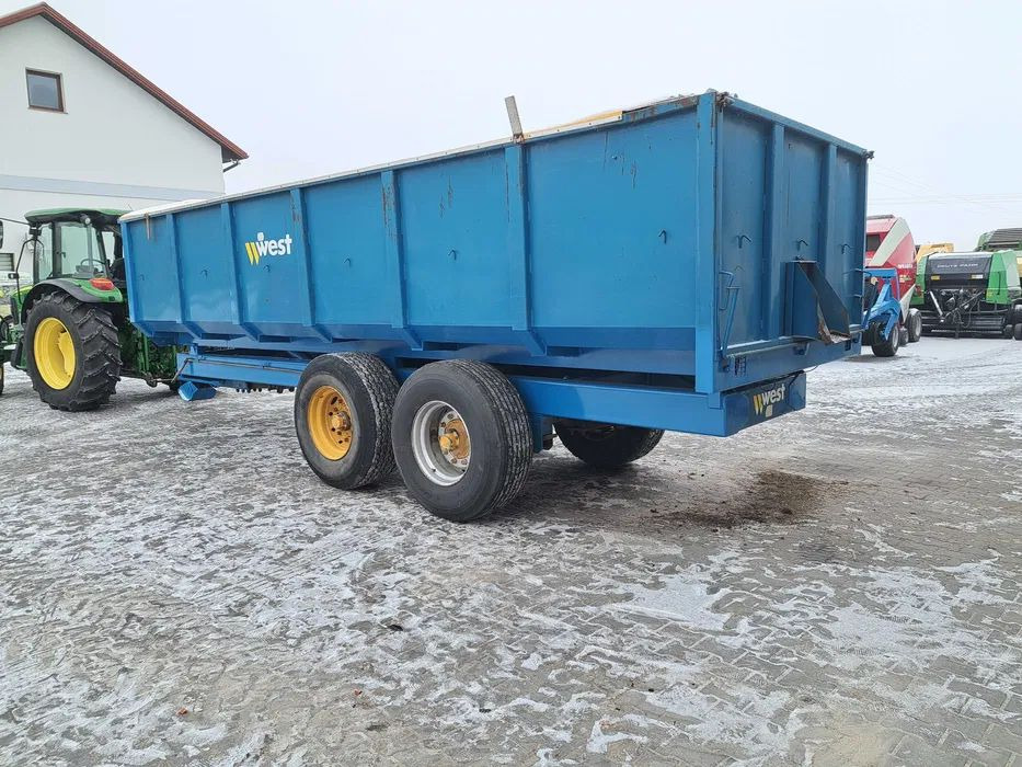 Przyczepa skorupowa WEST 14 ton - Trailer pertanian: gambar 2 Przyczepa skorupowa WEST 14 ton - Trailer pertanian: gambar 2